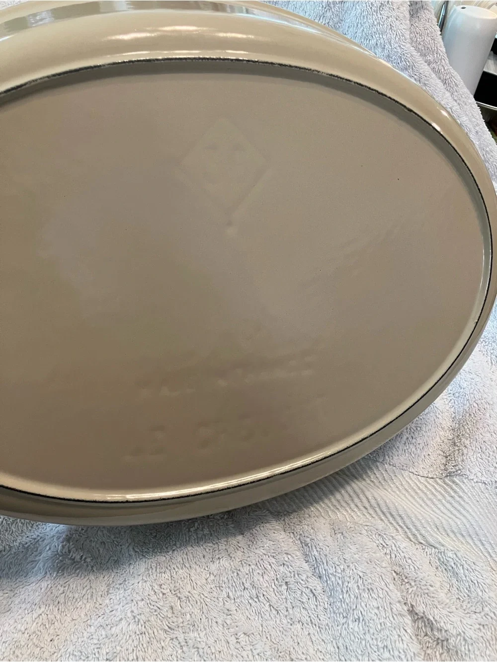 vintage Le Creuset #36 Enameled Cast Iron Oval Au Gratin Dish casserole baking